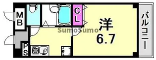 アクティ塚口【6階】の間取り