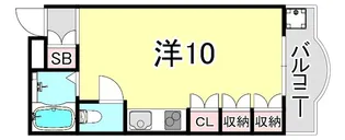 レジデンスドール【5階】の間取り