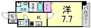 ピアグレース神戸【12階】の間取り
