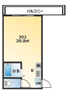三景マンション【3階】の間取り