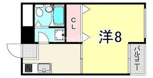 兵庫県神戸市東灘区魚崎南町6丁目【マンション】の間取り