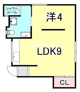 兵庫県西宮市津門呉羽町【アパート】の間取り