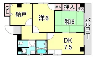 AZ城ヶ堀ビル【4階】の間取り