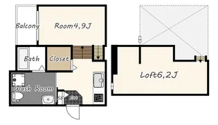 パロアルトⅡ【1階】の間取り
