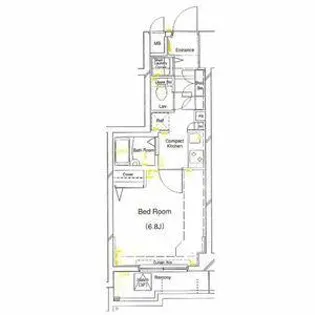 CYNTHIA FOUR-D MEGUROOHASHI【1階】の間取り