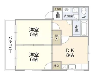 フェニックス永沢【1階】の間取り