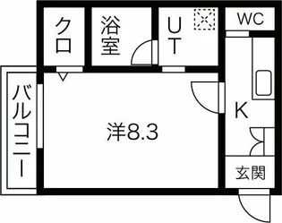 KTIレジデンス杭瀬【1階】の間取り