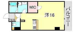 ウィスティリアコート神戸Ⅱ【2階】の間取り