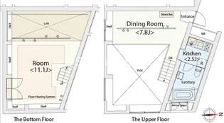 カスタリア恵比寿【1階】の間取り