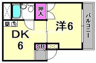 兵庫県尼崎市南塚口町7丁目【マンション】の間取り