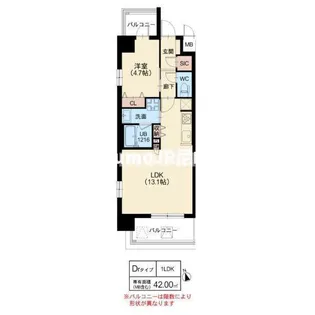 スプランディッドⅧ【5階】の間取り