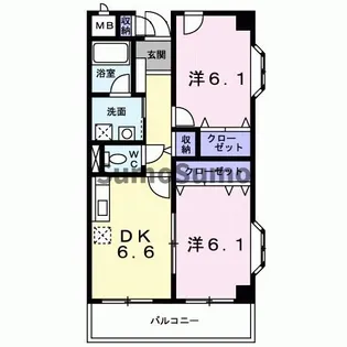 ビアレイド【2階】の間取り