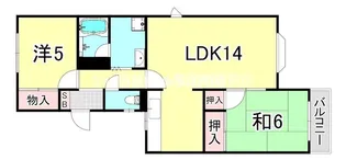 兵庫県尼崎市塚口町5丁目【アパート】の間取り