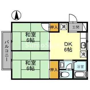 兵庫県神戸市長田区長田町9丁目【アパート】の間取り
