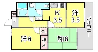 兵庫駅前アーバンライフ【9階】の間取り