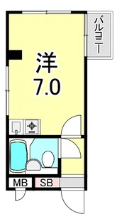 兵庫県神戸市須磨区大田町2丁目【マンション】の間取り