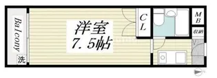 兵庫県神戸市灘区浜田町4丁目【マンション】の間取り