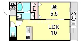 プレジール妙法寺【1階】の間取り