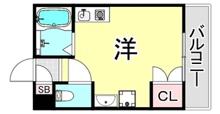 1Rの間取り画像