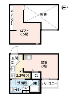 兵庫県尼崎市御園3丁目【アパート】の間取り