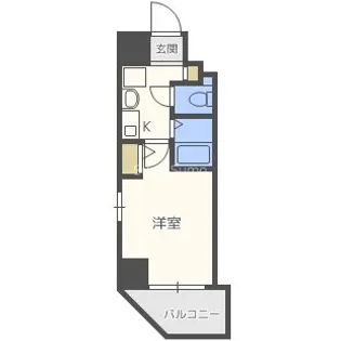 大阪府大阪市中央区上本町西2丁目【マンション】の間取り