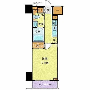 ジェノヴィア目黒南グリーンヴェール【4階】の間取り