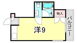 キューブ武庫川Ⅰ【2階】の間取り