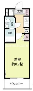S-RESIDENCE神戸磯上通【2階】の間取り