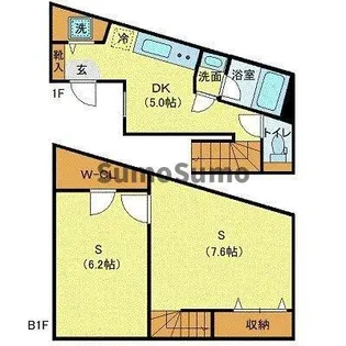 プライベートプレイス広尾の間取り