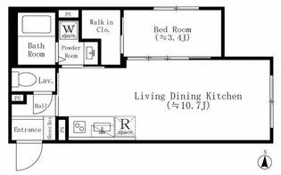 ルーエ恵比寿【3階】の間取り