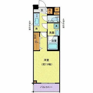 クレヴィスタ三軒茶屋【1階】の間取り