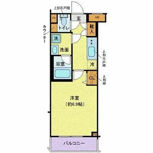 クレヴィスタ三軒茶屋【2階】の間取り