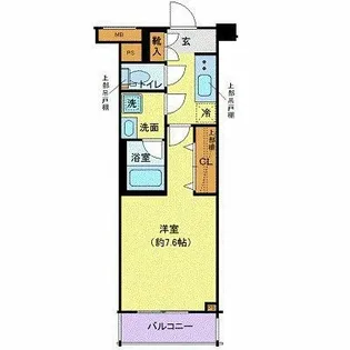 クレヴィスタ三軒茶屋【3階】の間取り