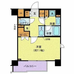 ガリシア用賀【5階】の間取り