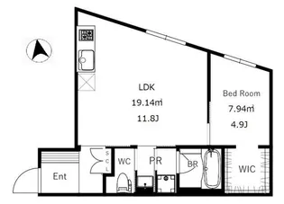 CREAL学芸大学【2階】の間取り