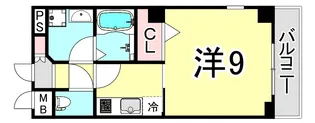 インプレスコート酒蔵通【2階】の間取り