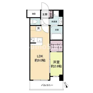 兵庫県神戸市兵庫区三川口町3丁目【マンション】の間取り