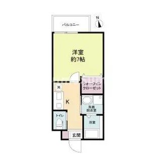 兵庫県神戸市兵庫区荒田町1丁目【マンション】の間取り