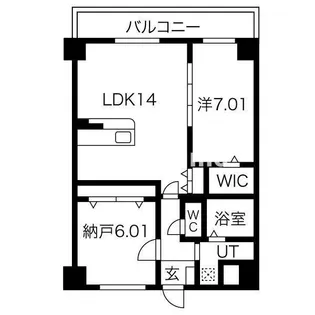 GROOVE上甲子園【2階】の間取り