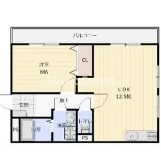 北﨑コーポ【3階】の間取り