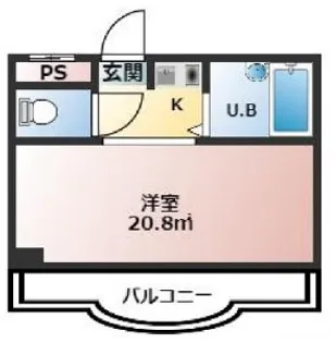 三景マンション【1階】の間取り