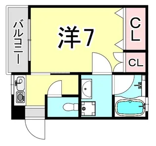 ストリーム モンド【1階】の間取り