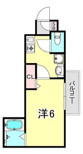 ラムール六甲山ノ手 【2階】の間取り
