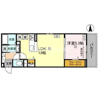 兵庫県神戸市中央区籠池通3丁目【マンション】の間取り