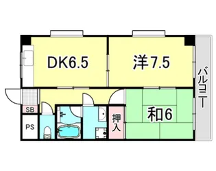 RESIDENCE塚口【3階】の間取り