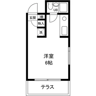 レジデンシア甲子園口【1階】の間取り
