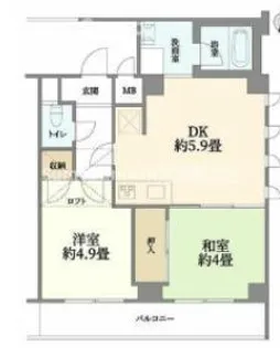兵庫県尼崎市水堂町2丁目【マンション】の間取り