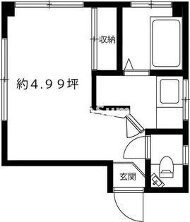 マンションうぐいす【1階】の間取り