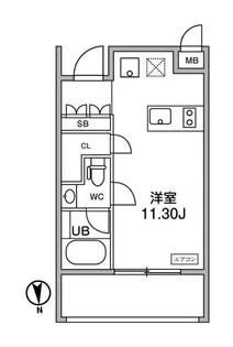 ALTERNA学芸大学【3階】の間取り