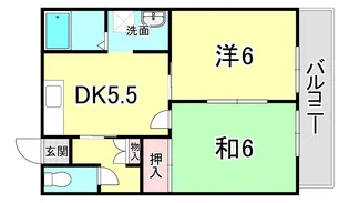 カーサ・オクムラ【1階】の間取り